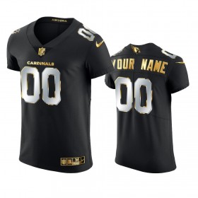 Camiseta Hombre NFL Arizona Cardinals Personalizar Negro Golden Edition